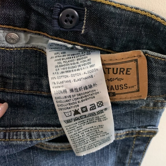 Signature by Levi Strauss Blue Straight-Leg Jeans - Picture 8 of 14